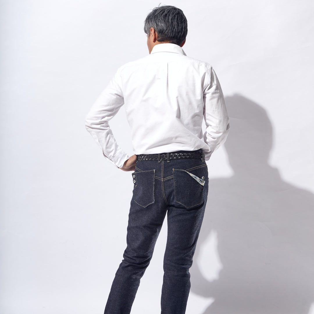 【デニム×西陣織】UNDOOR Jeans WA101