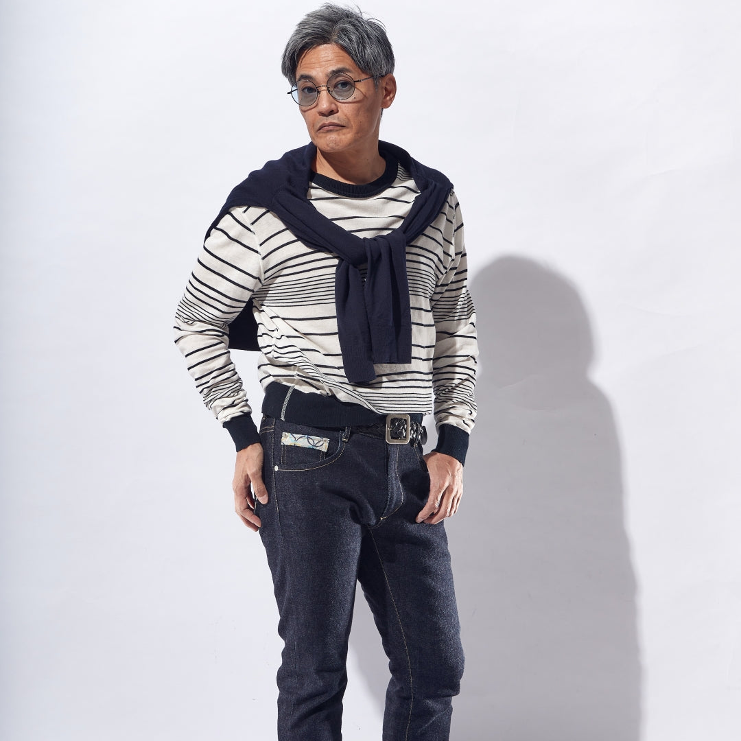 【デニム×西陣織】UNDOOR Jeans WA101